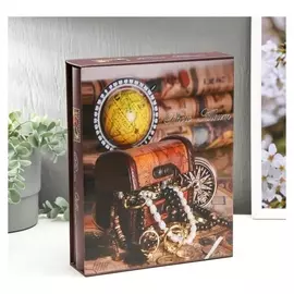 Фотоальбом на 200 фото 10х15 см "Ретро" в коробке 26х20,5х5,5 см