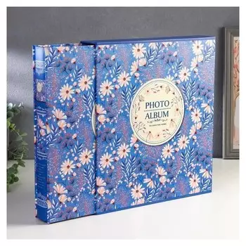 Фотоальбом на 500 фото 10х15 см "Разнотравье" в коробке 33,5х30х6 см