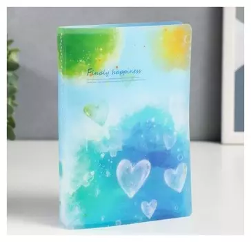 Фотоальбом на 52 фото 10х15 см "Синий сон с сердцами" 17,3х12,5х2,1 см