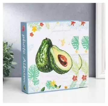 Фотоальбом на 80 фото 10х15 см "Авокадо" в коробке 23х19х5,2 см