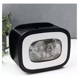 Фотоархив дерево на 96 фото 10х15 см "Шарм чёрного" 22,1х13,5х17,8 см