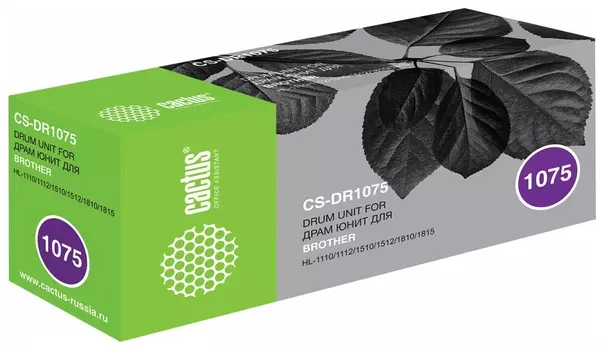 Фотобарабан Cactus (Cs-dr1075) для Brother Hl-1110/1112/1510/1512/1810/1815, ресурс 10000 страниц