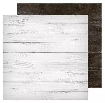 Фотофон двусторонний «Доски белые‒доски черные», 45 × 45 см, переплётный картон, 980 г/м