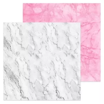 Фотофон двусторонний «Мрамор белый‒мрамор розовый», 45 × 45 см, переплётный картон, 980 г/м