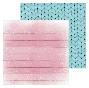 Фотофон двусторонний «Тёплые звёздочки», 45 × 45 см, переплётный картон, 980 г/м