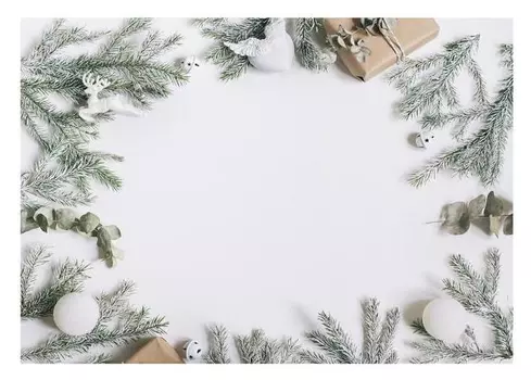 Фотофон «Еловые веточки», 70 × 100 см, бумага, 130 г/м