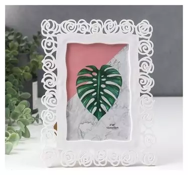 Фоторамка пластик 10х15 см "Розы" 21х16х0,9 см