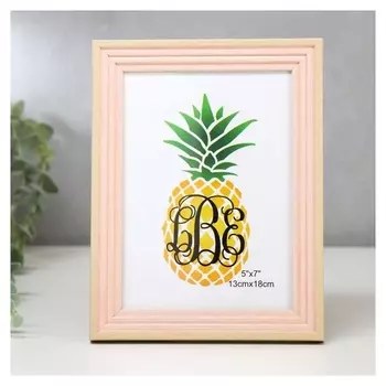 Фоторамка пластик 13х18 см "Лестница, розовая джинса" 22х17 см