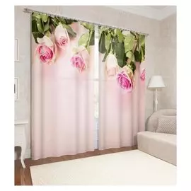 Фотошторы «Розы» 145х260см - 2 шт