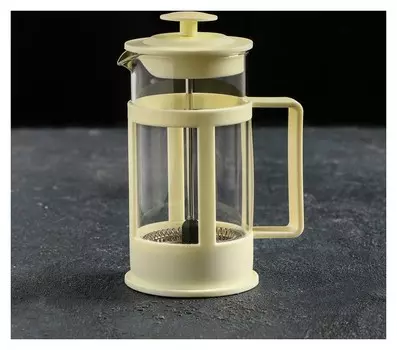 Френч-пресс «Классика», 350 мл, цвет молочный