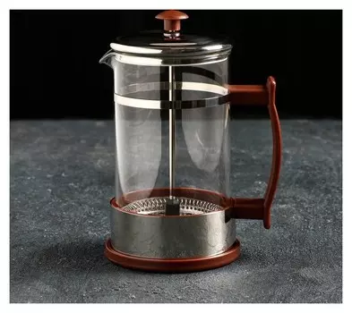 Френч-пресс «Риц», 600 мл, цвет коричневый