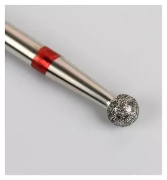 Фреза алмазная для маникюра «Шар», мелкая зернистость, 3,1 мм