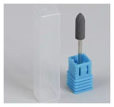 Фреза силиконовая для полировки, жёсткая, 5 × 16 см, цвет чёрный