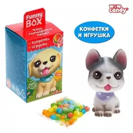 Funny Box «Щенята», конфеты, игрушка