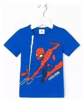 Футболка Marvel "Человек-паук", рост 98-104 (30), синий