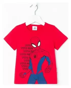 Футболка Marvel "Spider Man Hero", рост 110-116 (32), красный