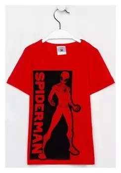 Футболка Marvel "Spider Man", рост 122-128 (34), красный