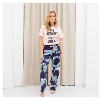 Футболка женская Kaftan "Tropical Dream" р. 40-42