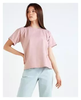 Футболка женская Minaku: Basic Line цвет пудровый, р-р 54