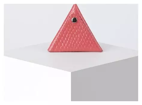 Футляр для монет м1-131 9,5*1*9,5, питон чайная роза 131