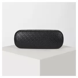 Футляр для очков искусственная кожа цвет черный