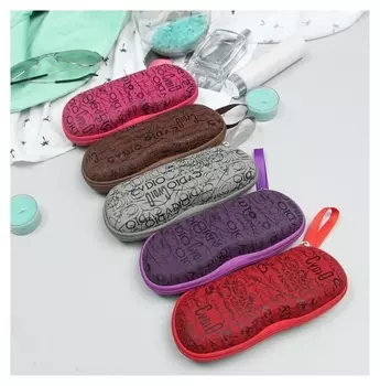 Футляр для очков, отдел на молнии, ручка