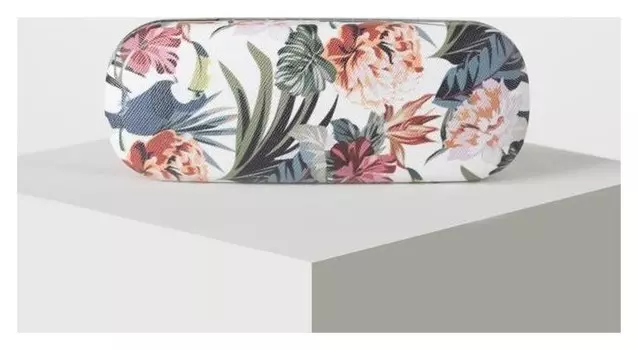 Футляр для очков с рисунком, на клапане