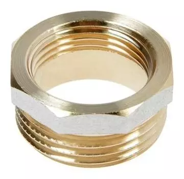 Футорка "Ctm", 1" х 3/4", наружная/внутренняя резьба, латунь