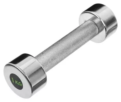 Гантель хромированная 1 кг