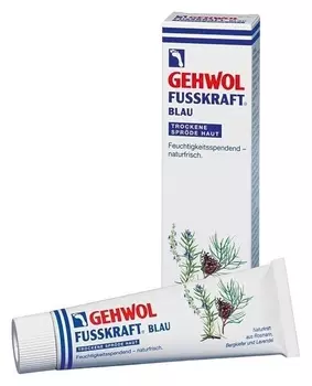 Gehwol, бальзам голубой Fusskraft Blau, флакон 125 мл