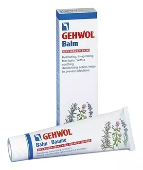 Gehwol, бальзам тонизирующий с маслом авокадо сухая кожа, 75 мл