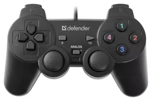 Геймпад проводной (PC) Defender Omega USB (64247), черный