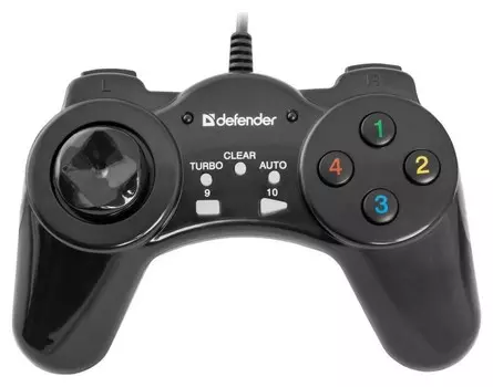Геймпад проводной (PC) Defender Vortex USB (64249), черный