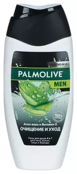 Гель для душа Очищение и Уход мужской 4в1 Алоэ