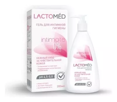 Гель для интимной гигиены Нежный уход за чувствительной кожей