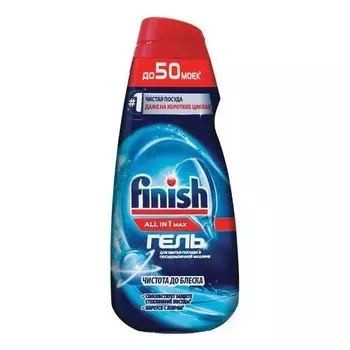 Гель для мытья посуды в посудомоечных машинах Чистота до блеска All in 1 (Объем 600 мл)