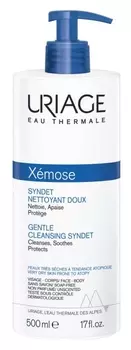 Гель мягкий очищающий для взрослых и детей для лица и тела Xemose Gentle Cleansing Syndet (Объем 200 мл)