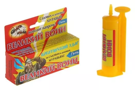Гель от муравьев великий воин, 45 г