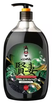 Гель высокоэкономичный для мытья посуды и детских принадлежностей с экстрактом древесного угля