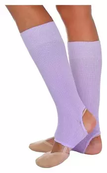 Гетры для танцев №5, без носка и пятки, L= 30 см, цвет сиреневый