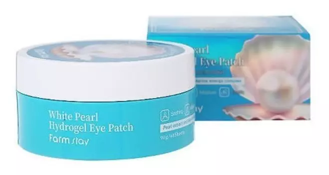 Гидрогелевые патчи для глаз с экстрактом жемчуга White Pearl Hydrogel Eye Patch