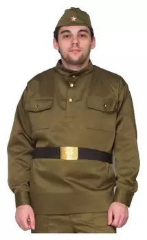 Гимнастёрка военная мужская, люкс, р. 50-52