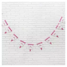 Гирлянда «Фламинго», 3 м, цвет розовый