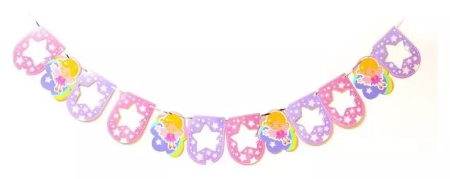 Гирлянда «Принцесса», набор наклеек 12 шт.