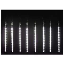 Гирлянда светодиодная на окно "Сосульки", 160 ламп, 2,1х0,3 м, холодный белый, золотая сказка, 591340