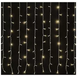 Гирлянда светодиодная занавес НА окно, 3х2 м, 306 ламп, теплый белый, золотая сказка, 591334