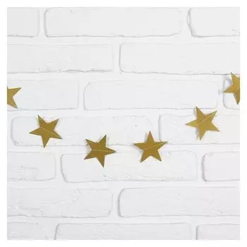 Гирлянда «Звезда», 200 см, цвет золотой