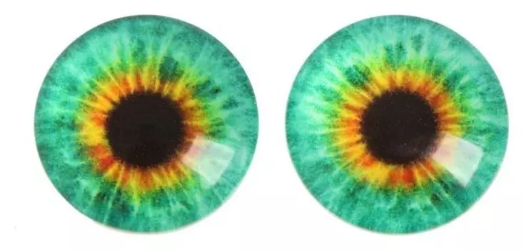 Глаза, набор 20 шт., размер: 1 см