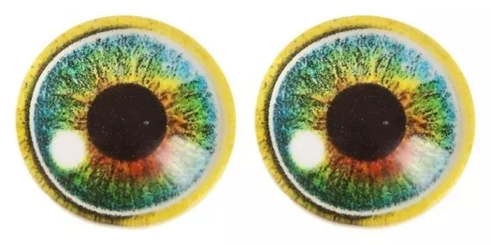 Глаза, набор 20 шт., размер: 1 см