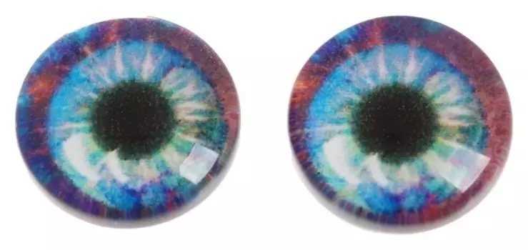 Глаза, набор 20 шт., размер: 1 см